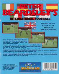 International Football Commodore 64 US box art